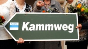 Kammweg-Schild